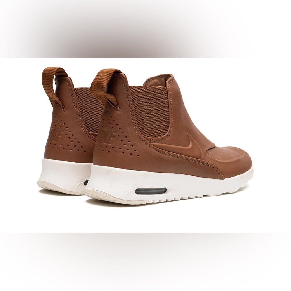 Nike air max thea mid leather chelsea boot sneakers tan womens size 8 - Picture 4 of 11